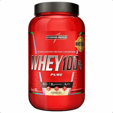 Whey 100% Pure Protein Pote 900G Baunilha - Integralmedica